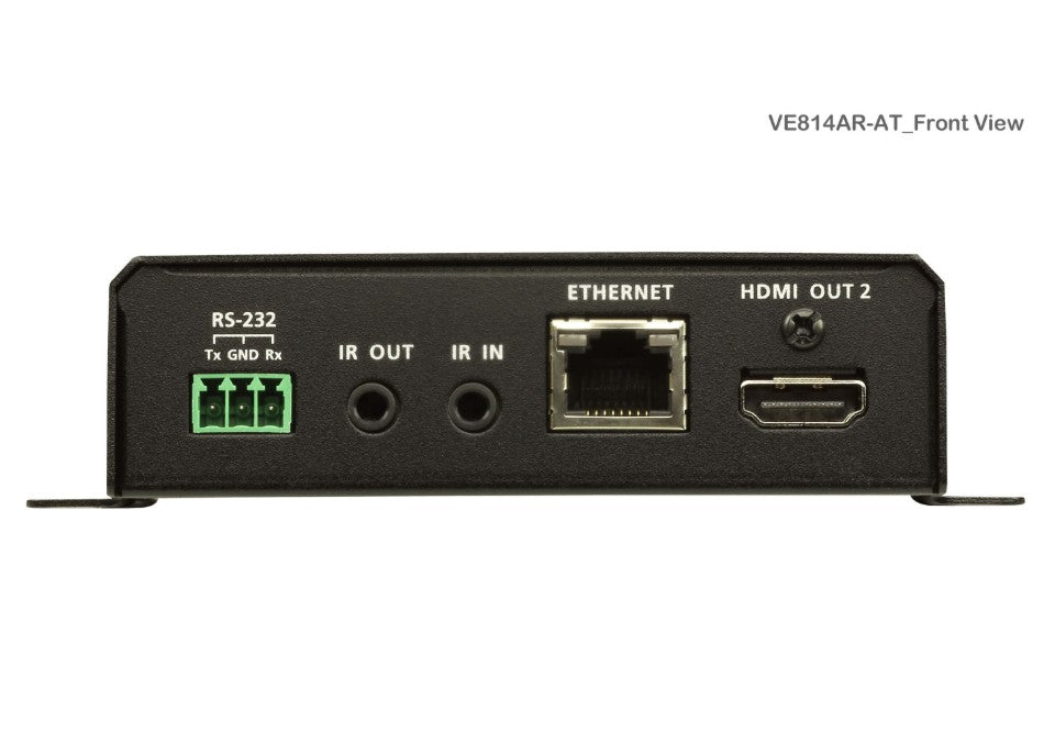 Aten HDMI HDBaseT Receiver with Dual 4K Output, one local HDMI output, supports up to 4K@70m (Cat 5e/6) and 100m (Cat 6A), extends RS232 and IR - Image 2