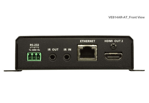 Aten HDMI HDBaseT Receiver with Dual 4K Output, one local HDMI output, supports up to 4K@70m (Cat 5e/6) and 100m (Cat 6A), extends RS232 and IR - Image 2