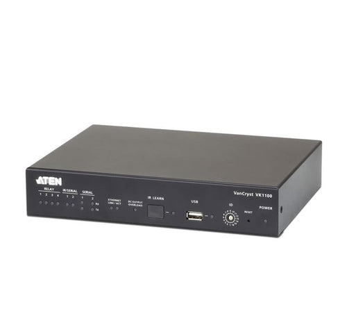 Aten Compact Control Box Gen. 2 with 2 License Keys, controls hardware through 4xRelay, 2x Serial/IR and 2x Serial ports from iOS, Android or Windows - Image 1