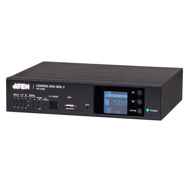 Aten VK1200 Control System - Compact Control Box Gen 2., High performance with Quad-core CPU, Dual, isolated LAN for secured communication - Image 1