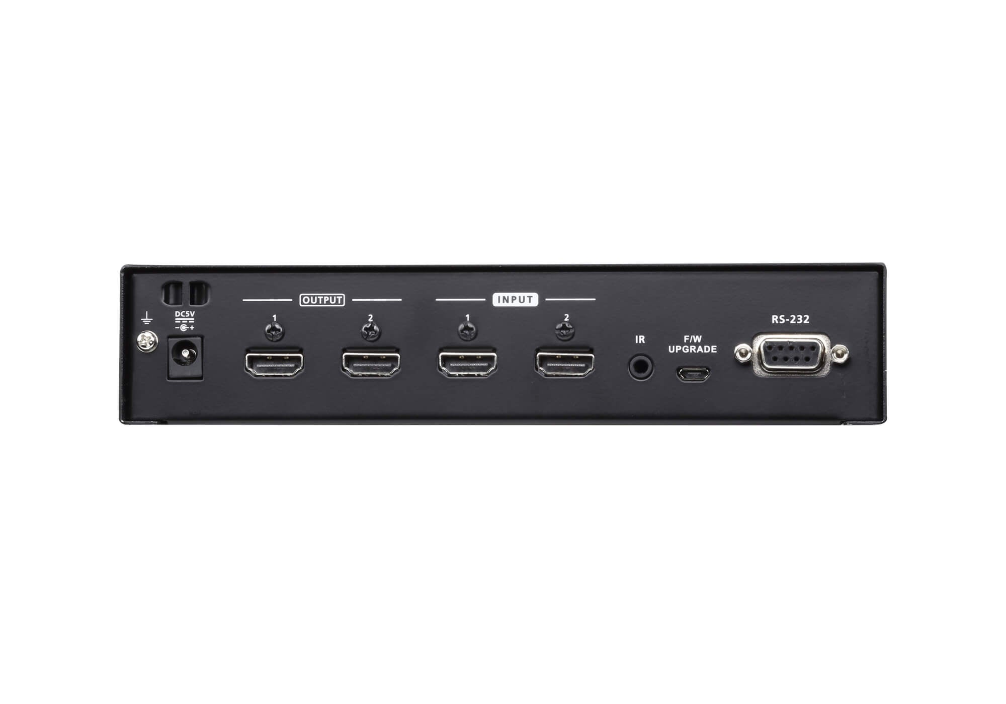 Aten 2x2 4K HDMI Matrix, control via front-panel pushbuttons, IR remote and RS232 control, EDID management - Image 2