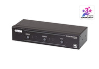 Aten 2x2 4K HDMI Matrix, control via front-panel pushbuttons, IR remote and RS232 control, EDID management - Image 1
