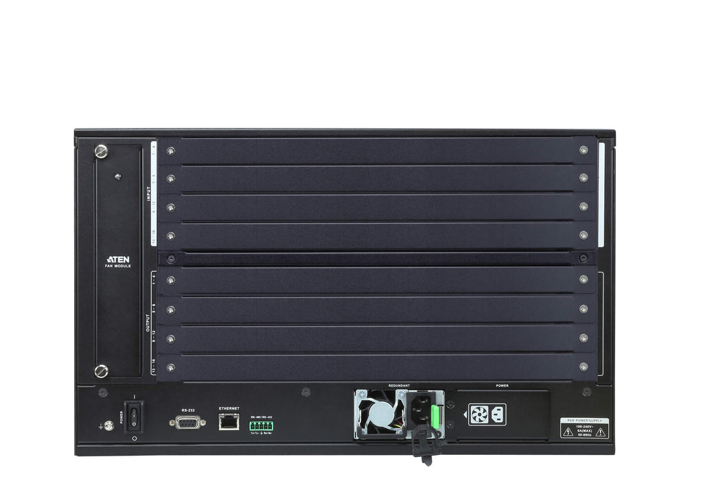 Aten 16x16 Modular Digital Matrix with Scaler, Seamless Switch, Hot-swappable Aten I/O boards, control via front-panel pushbuttons (PROJECT) - Image 2
