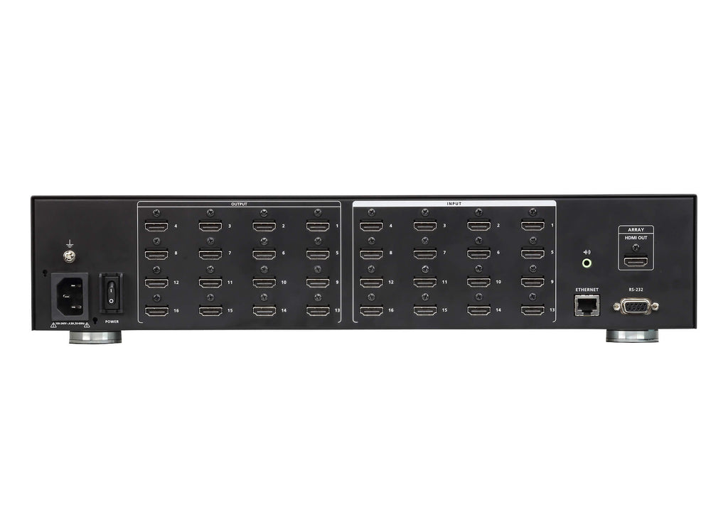 Aten Professional Matrix 16x16 HDMI Matrix with Scaler, Seamless Switch, control via front-panel pushbuttons - Image 2