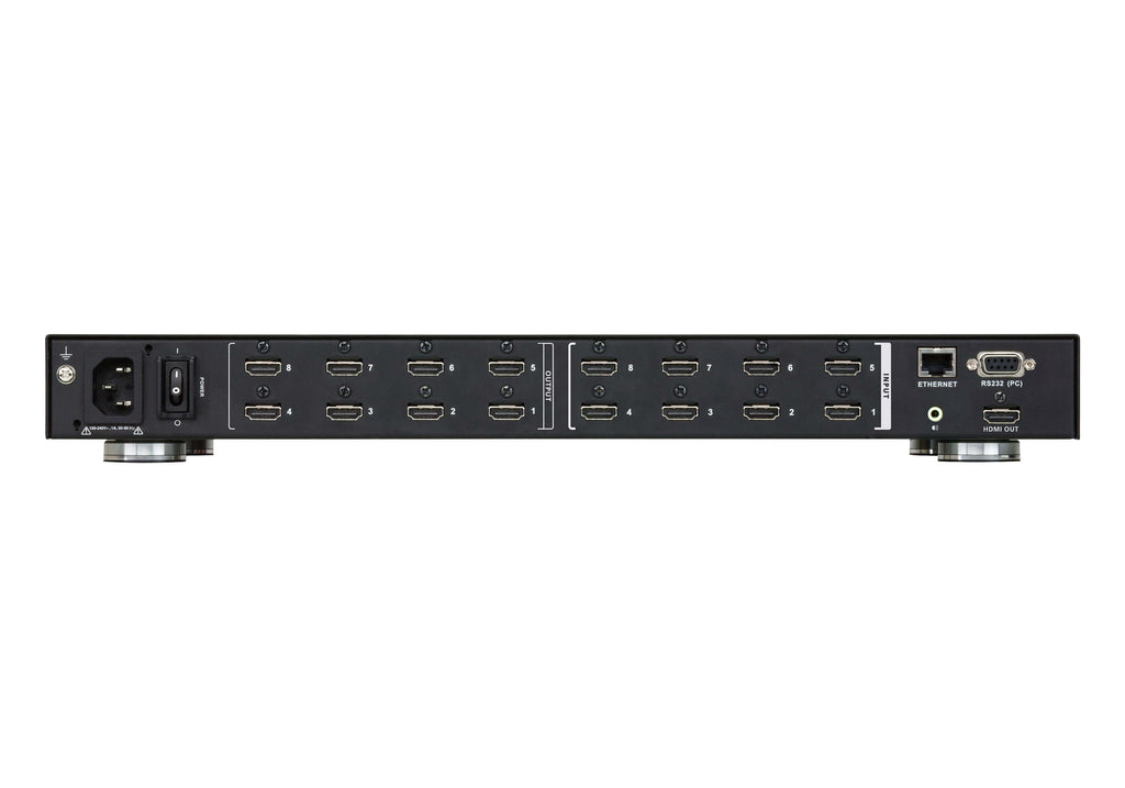 Aten 8 x 8 HDMI Matrix Switch with Scaler, Seamless Switching, FrameSync and Intuituve web GUI - Image 2