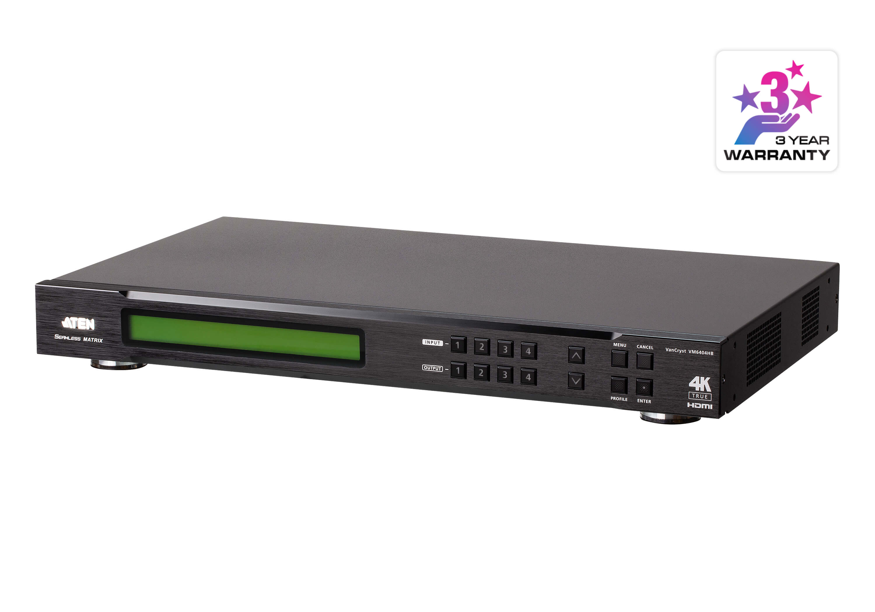 Aten4 x 4 True 4K HDMI Matrix Switch with Scaler - Image 5