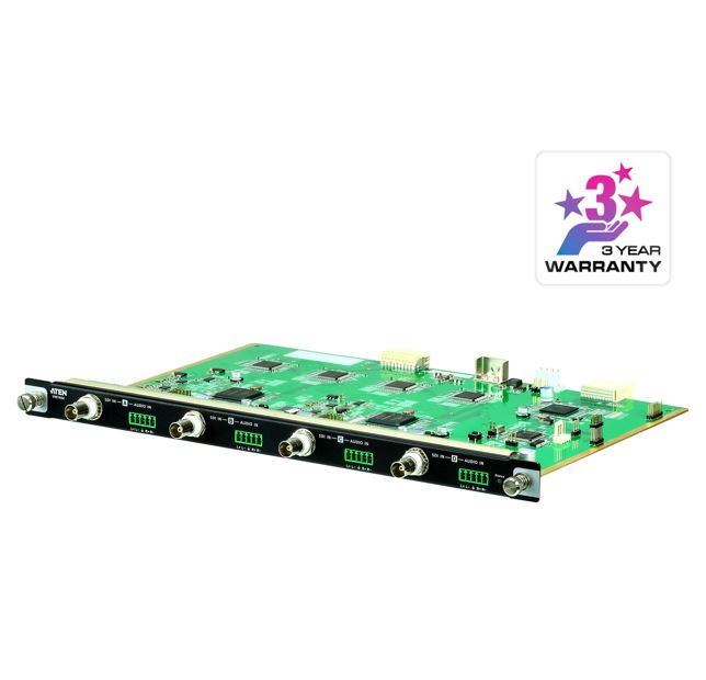 Aten VM7404 4-Port SDI Input Board for VM1600A/VM3200, Connects up to 4SDI inputs, Supports SD-SDI, HD-SDI and 3G-SDI formats - Image 2