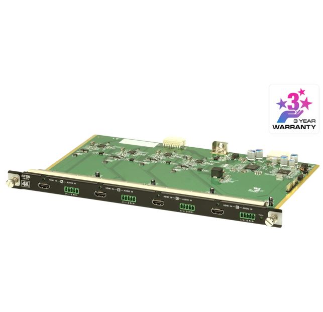 Aten VM7814 4 Port HDMI 4K Input Board for VM1600A/VM3200, Superior video quality, Audi-enabled, stereo audio can be embeded, Cable Quality Tester - Image 3