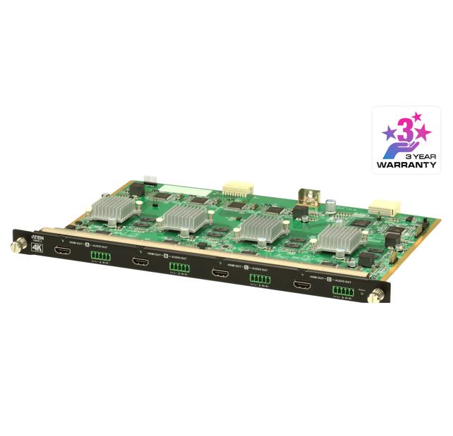 Aten VM8814 4 Port HDMI 4K Output Board with Scalar for VM1600A/VM3200, 4K Scaler, Seamless Switch, FrameSync, EDID Expert - Image 3
