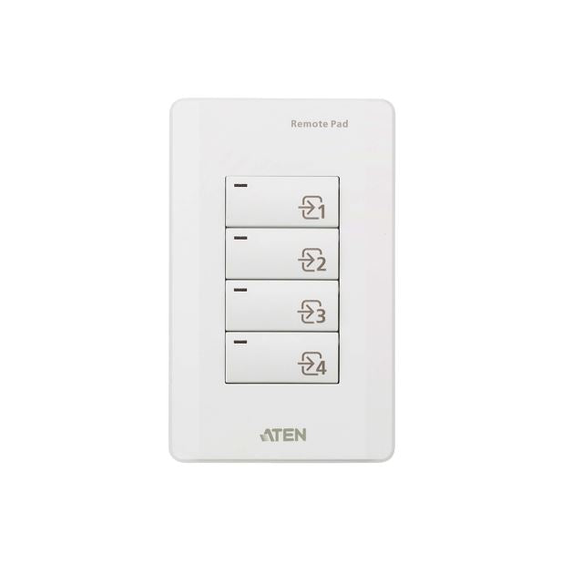 Aten VPK104 4-Key Contact Closure Remote Pad for VP1420/VP1421 Presentation Matrix Switches. Led lights, Engraved button - Image 3