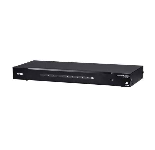 Aten VS0110HA 10-Port 4K HDMI Splitter, HDCP 1.4 compliant, Built-in bi-directional RS-232, Supports Dolby True HD & DTS HD Master Audio, EDID Expert™ - Image 1
