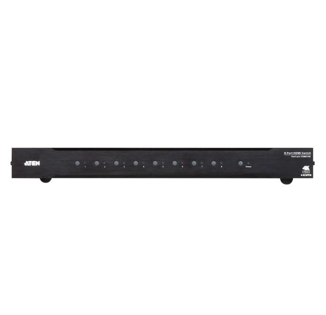 Aten VS0801HB 8-Port True 4K HDMI Switch, Supports HDR10+, Built-in bi-directional RS-232, Auto switching modes, Supports IR extension, Plug-and-play - Image 3