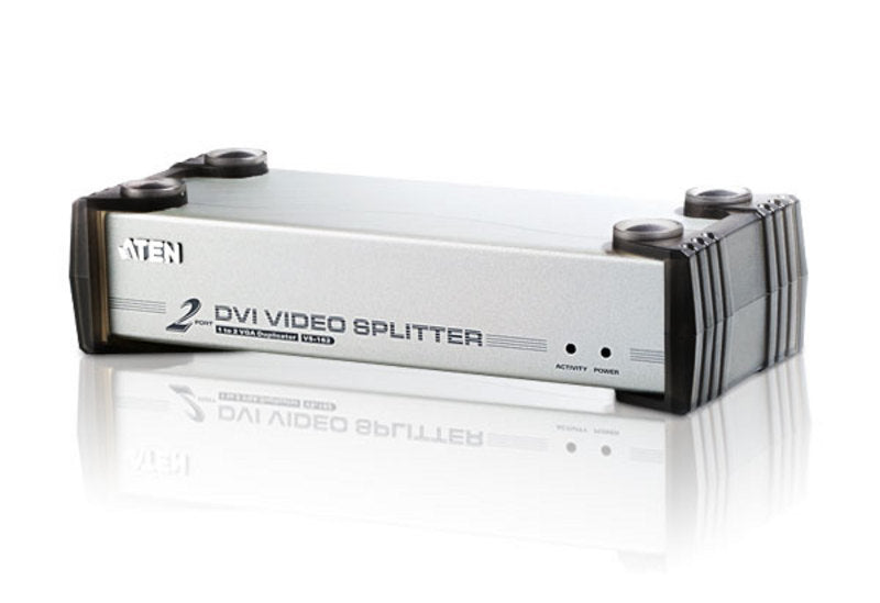 Aten Video Splitter 2 Port DVI Video Splitter w/ Audio, 1920x1200@60Hz, Cascadable to 3 Levels (Up to 8 Outputs) - Image 1