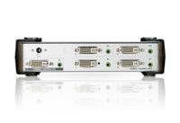Aten Video Splitter 4 Port DVI Video Splitter w/ Audio, 1920x1200@60Hz, Cascadable to 3 Levels (Up to 64 Outputs) - Image 2