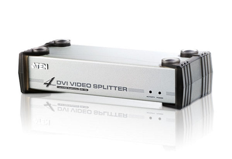 Aten Video Splitter 4 Port DVI Video Splitter w/ Audio, 1920x1200@60Hz, Cascadable to 3 Levels (Up to 64 Outputs) - Image 1