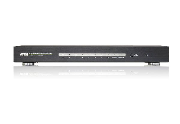 Aten Professional Video Splitter 8 Port HDMI Over Single Cat 5 Splitter, Ultra HD 4kx2k & 1080p Full HD
