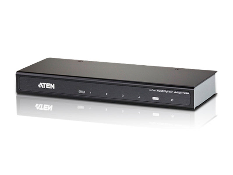 Aten Video Splitter 4 Port HDMI 4K Splitter, HDCP 1.4. Up to 4096 x 2160 / 3840 x 2160 @ 60Hz (4:4:4) - Image 1