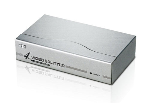 Aten Video Splitter 4 Port VGA Splitter 350MHz, 1920x1440@60Hz Max, Cascadable to 3 levels (Up to 64 Outputs) - Image 1