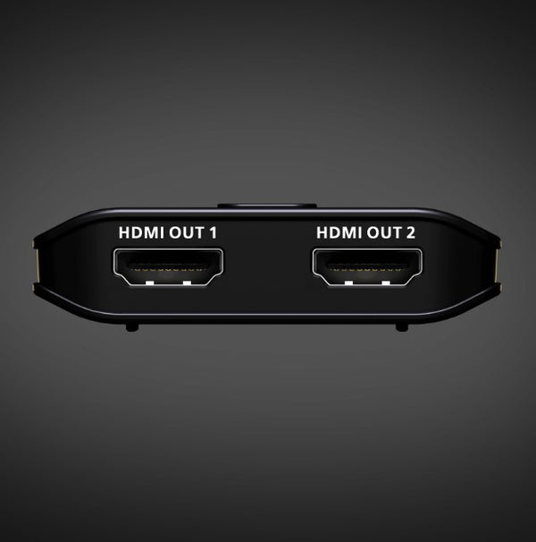 Aten Essential 2-Port 8K HDMI Splitter, EDID Sync™, One HDMI source shares two 8K @ 60Hz / 4K @ 120Hz displays, LPCM 7.1, Dolby® & DTS-HD Master Audio