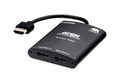 Aten Video Splitter 2 Port HDMI True 4K Compact Splitter, USB powered, auto-downscaling feature, - Image 1