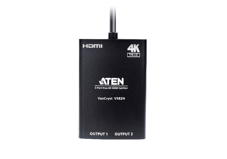 Aten Video Splitter 2 Port HDMI True 4K Compact Splitter, USB powered, auto-downscaling feature, - Image 2