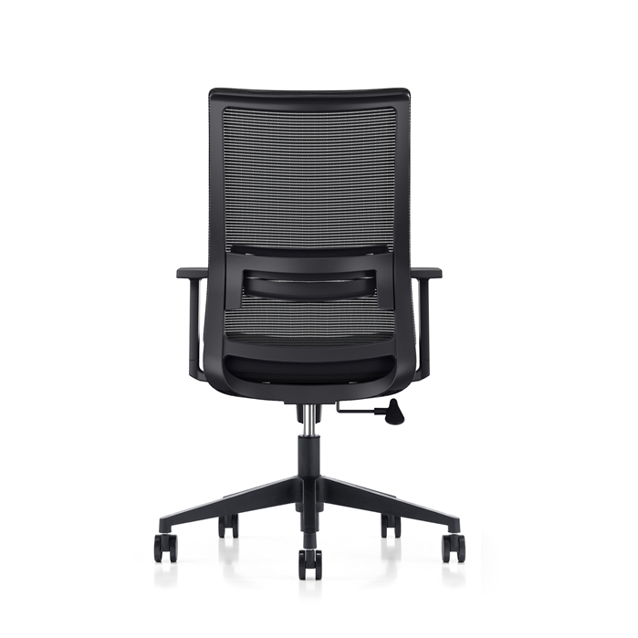 LDR ErgoLite Max Office Chair – Ergonomic with lumbar support, mesh back, moulded foam seat, synchro tilt & fixed arms.Black colour - Image 4