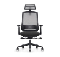 LDR ErgoLite Ultra Chair–Premium ergonomic office chair with 3D arms,seat slider,lumbar support,5 lock backrest & synchro tilt.Executive Styling,Black - Image 2