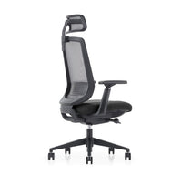 LDR ErgoLite Ultra Chair–Premium ergonomic office chair with 3D arms,seat slider,lumbar support,5 lock backrest & synchro tilt.Executive Styling,Black - Image 3