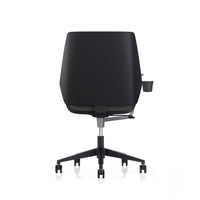 LDR Flex Learn 360 Chair –Training chair with writing table,moulded foam, fabric seat/back,alloy base&smooth castors.Huddle Space and Training, Grey - Image 4