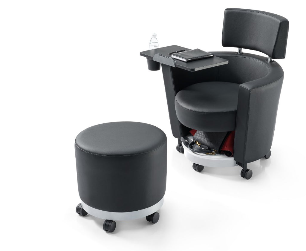 LDR Flex Learn Ultra Footrest, Black - Image 2
