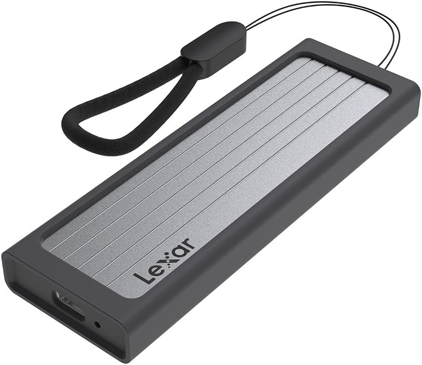 Lexar E6 M.2 SSD Enclosure, Supports M.2 NVMe SSD USB 3.2 Gen 2 high-speed interface with data transfer rates up to 10Gbps - Image 1
