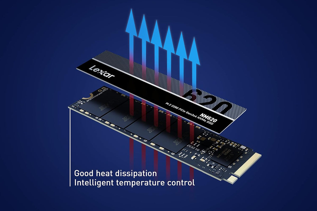 Lexar LNM620X002T-RNNNG Internal SSD 2TB M.2 2280 PCIe Gen3x4, read up to 3500MB/s, write up to 3000MB/s - Image 3