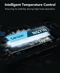 Lexar LNQ710X500G-RNNNG Internal SSD 500GB M.2 2280 PCIe Gen4x4, read up to 4400MB/s, write up to 1700MB/s - Image 4