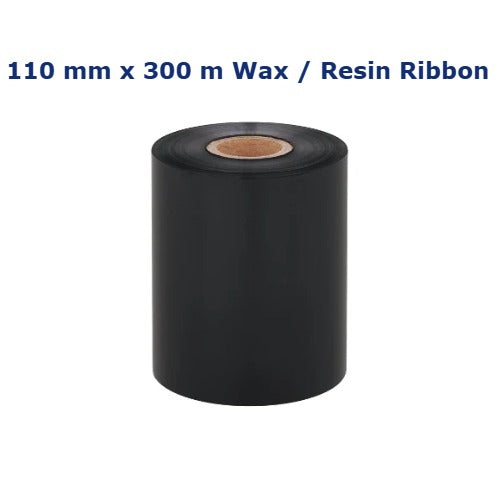 Brother LMS-PREMIUM WAX/RESIN RIBBON: 110MM(W) X 300M(L) X 25MM CORE - Image 1