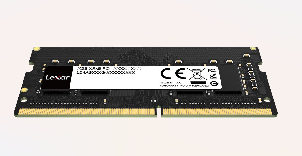 Lexar LD4AS016G-H2666G 16GB, DDR4 2666 SO-DIMMM Laptop Memory 1.2V CL19 - Bulk - Image 2