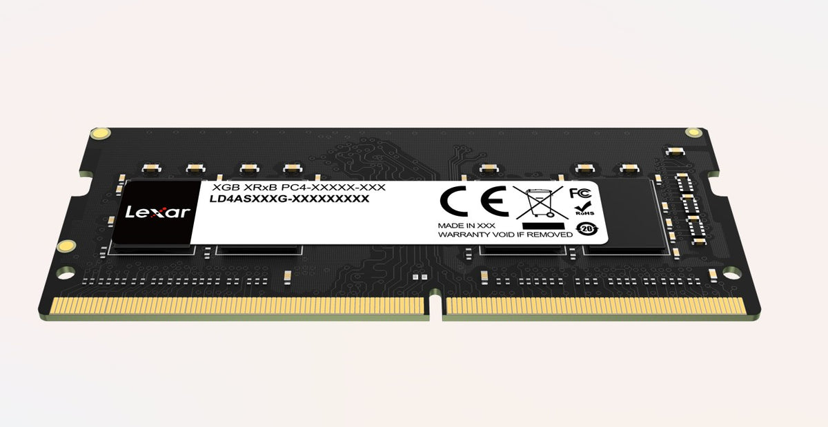 Lexar LD4AS08G-B2666GSST 8GB, DDR4 2666 SO-DIMMM Laptop Memory 1.2V  CL19 - Blister - Image 1