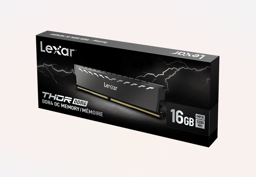 Lexar LD4BU016G-R3200GSXG DDR4 UDIMM 16GB 3200 MT/s 1.2V CL22 THOR OC HEATSINK - Image 3