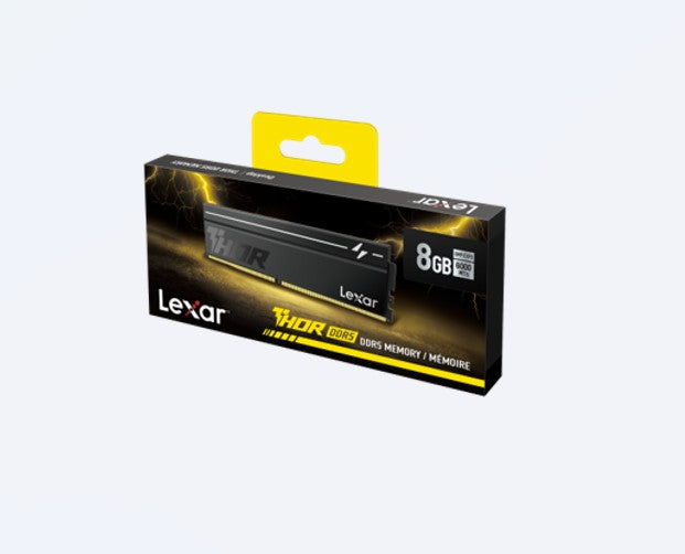 Lexar LD5U08G60C380V-RGS DDR5 UDIMM 8GB 6000 MT/s 1.35V  CL38 THOR G2 HEATSINK OC BLACK INTEL XMP 3.0 & AMD EXPO - Image 3