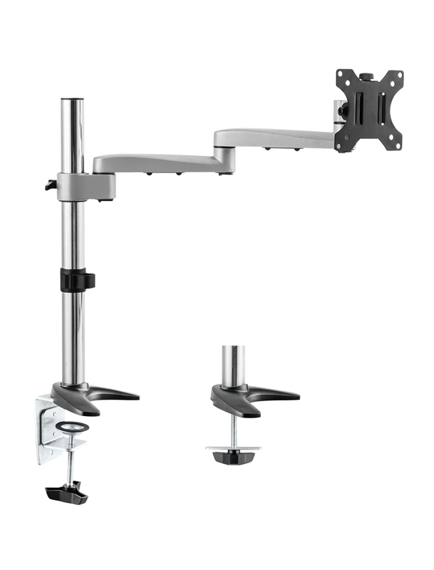 Astrotek Monitor Arm Desk Mount Height Adjustable Stand for Single LCD Display 23.8"-32" 8kg 30° Tilt 180° Swivel 360° Pivot VESA-Ex-demo box damage S - Image 1