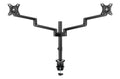 Astrotek Dual Monitor Arm Desk Mount Height Adjustable Stand for 2x LCD Display 23.8" 24" 27" 31.5" 32" 8kg 30° Tilt 180° Swivel 360° Pivot VESA LS - Image 1