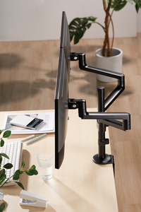 Astrotek Dual Monitor Arm Desk Mount Height Adjustable Stand for 2x LCD Display 23.8" 24" 27" 31.5" 32" 8kg 30° Tilt 180° Swivel 360° Pivot VESA LS - Image 3