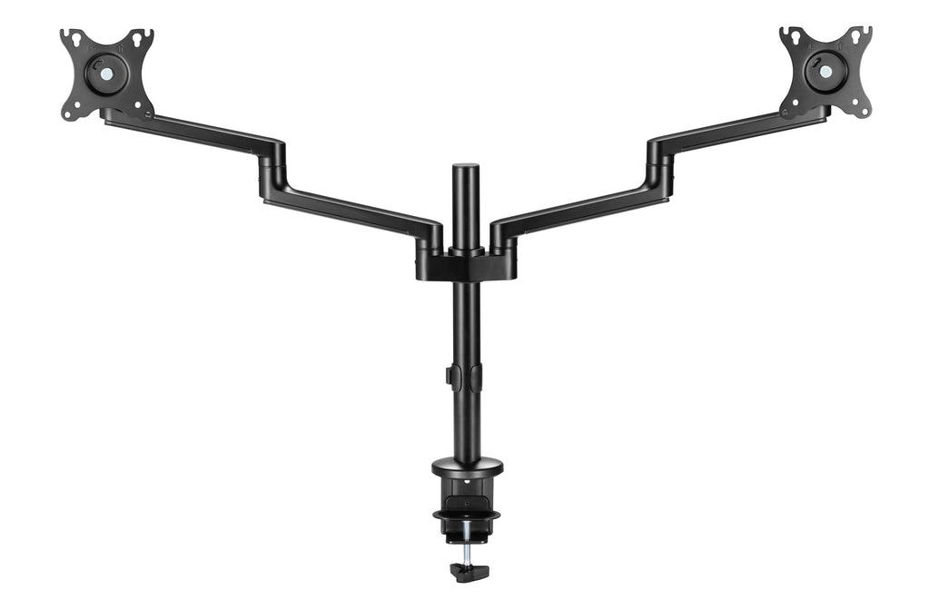 Astrotek Dual Monitor Arm Desk Mount Height Adjustable Stand for 2x LCD Display 23.8" 24" 27" 31.5" 32" 8kg 30° Tilt 180° Swivel 360° Pivot VESA LS - Image 4