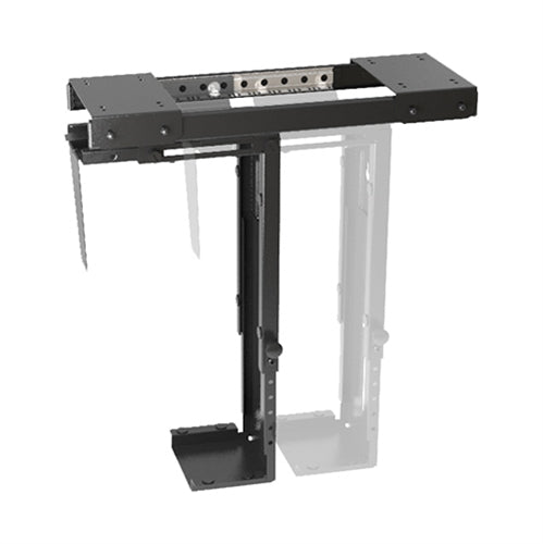Brateck Adjustable Under-Desk ATX Case Mount with Sliding track, Up to 10kg,360° Swivel （LS） - Image 3