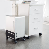 Brateck Mobile ATX Case Stand, For most ATX cases, up to 10kg, 119-209mm (LS) - Image 2