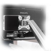 Brateck Vesa Compatible NUC mounting bracket, up to 3kg, Black colour, Steel Material, VESA Compatible, Weight Capacity:3kg - Image 2