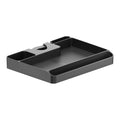 Brateck Pole Mounted Storage Shelf Easily mounted to Φ30-48mm (1.2"-1.9") poles (BLACK) 224x176x30mm (8.8"x6.9"x1.2" ) (LS) - Image 1