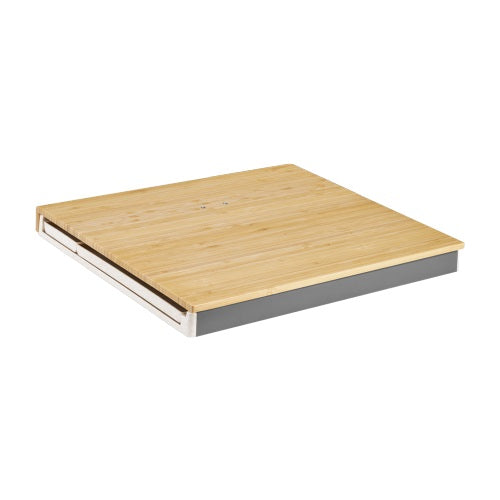 Brateck 2-in-1 Desktop Storage Box,  402x346x36mm, Weight Capacity:  5kg, Removeable Tray: organizes and stores small items (LS) - Image 1