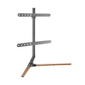 Brateck Modern Linear Tabletop TV Stand For 49"-70" TVs, Weight Capacity: 40kg -- Matte Black & Walnut 970x350x765mm (LS) - Image 1