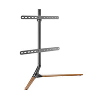 Brateck Modern Linear Tabletop TV Stand For 49"-70" TVs, Weight Capacity: 40kg -- Matte Black & Walnut 970x350x765mm (LS) - Image 2