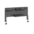 Brateck GMPB-05-02-B Clamp-on desk Pegboard Organizer with Storage Kits (Black) (LS) - Image 1
